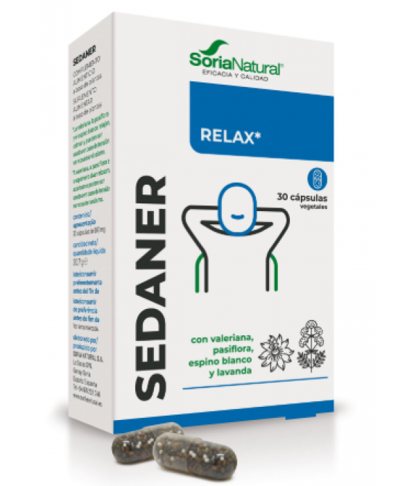 Sedaner - 30 Cápsulas - Soria Natural